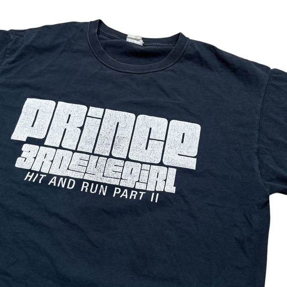 Prince 3rdEyeGirl Hit & Run Part 2 Toronto 2015 Tour Music Band T Shirt Mens XL - Picture 3 of 10